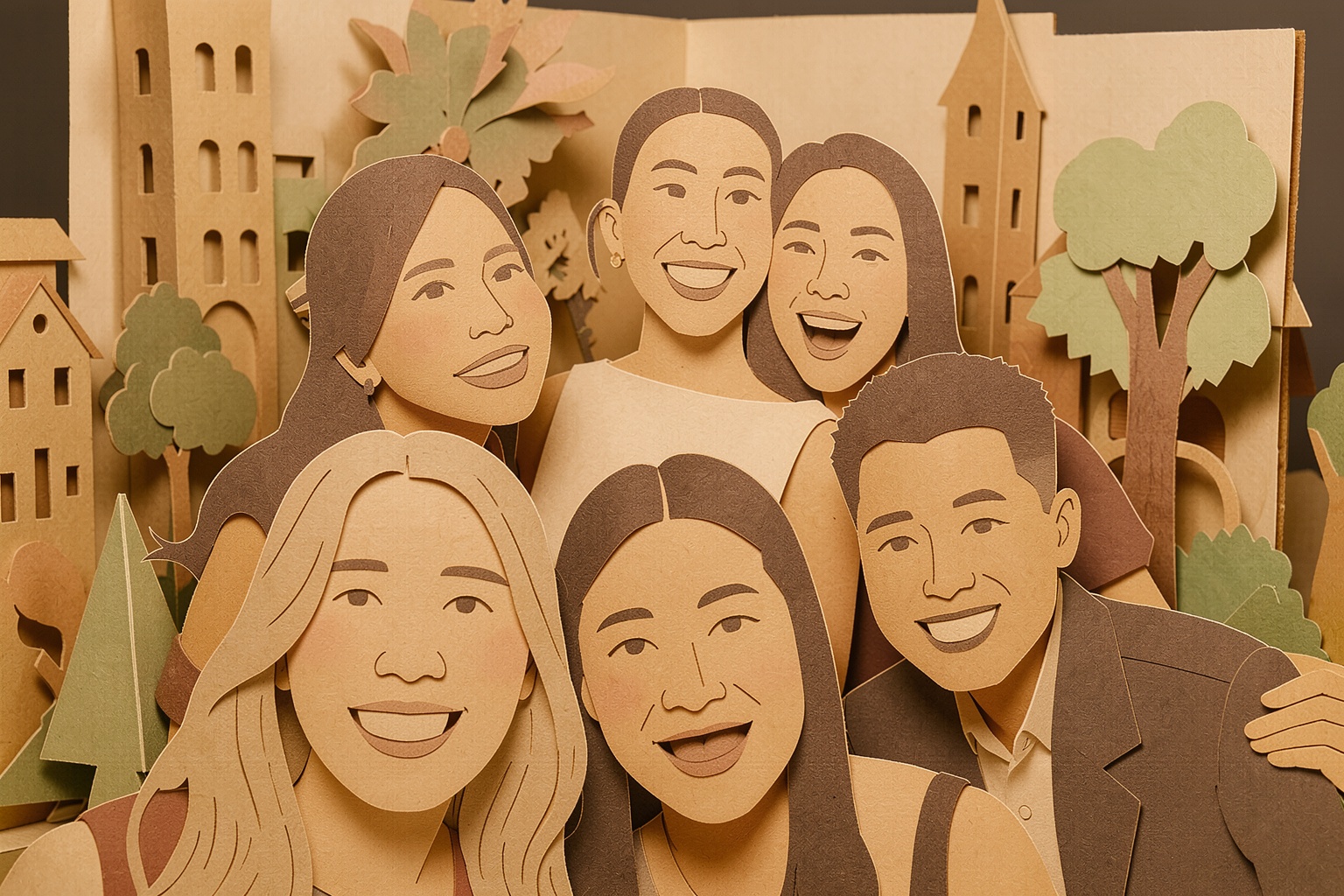 Pop-Up Book AI style example