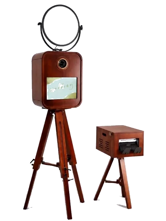 Our wooden photo booth and matching printer